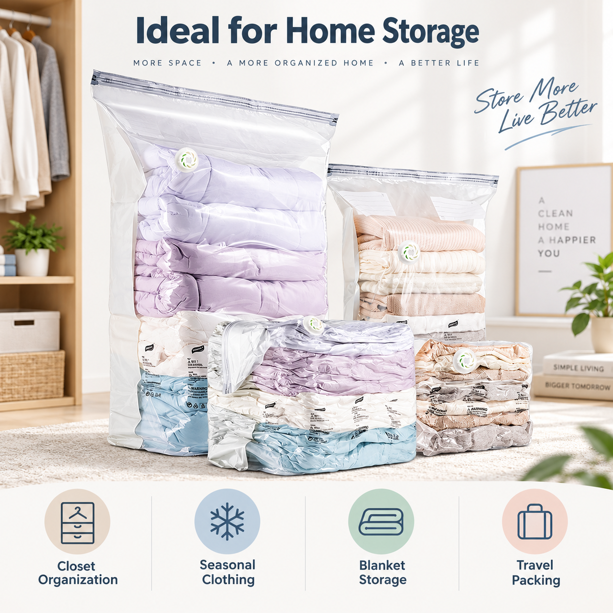 Reusable Vacuum Storage Bags 5