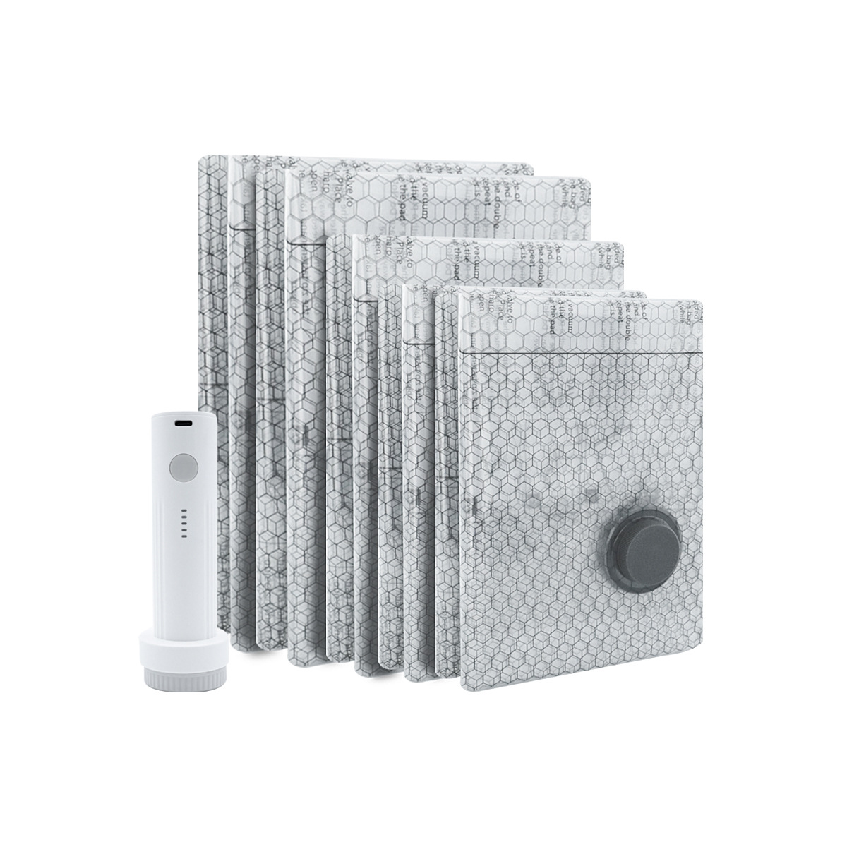 Vacuum Storage Bags with Electric Pump 2