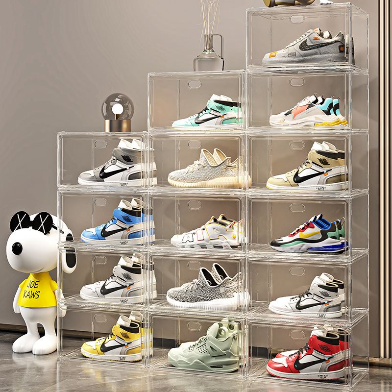 Stackable Clear Shoe Storage Boxes