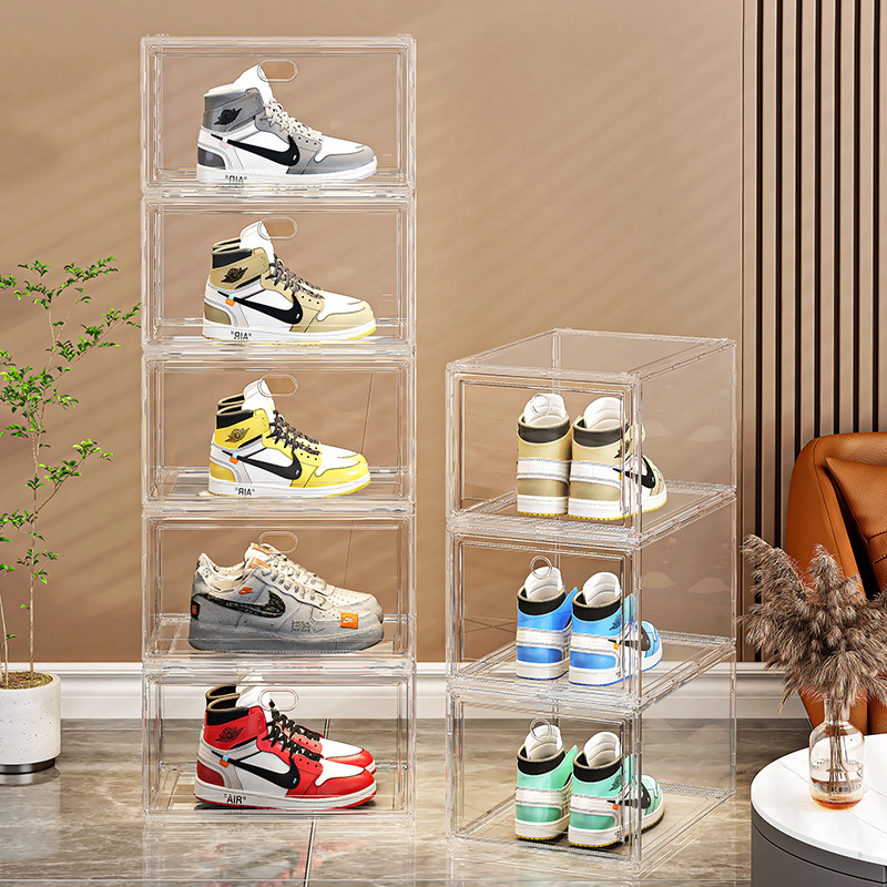 Stackable Clear Shoe Storage Boxes 2