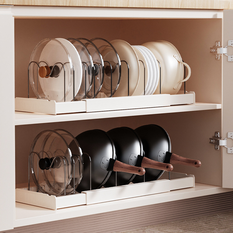 Adjustable Pot & Pan Organizer Rack 2